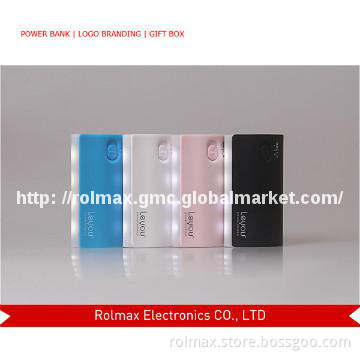 4400mAH portable power bank + High Power LED Torch